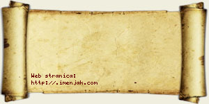 Lana Trnjaković vizit kartica